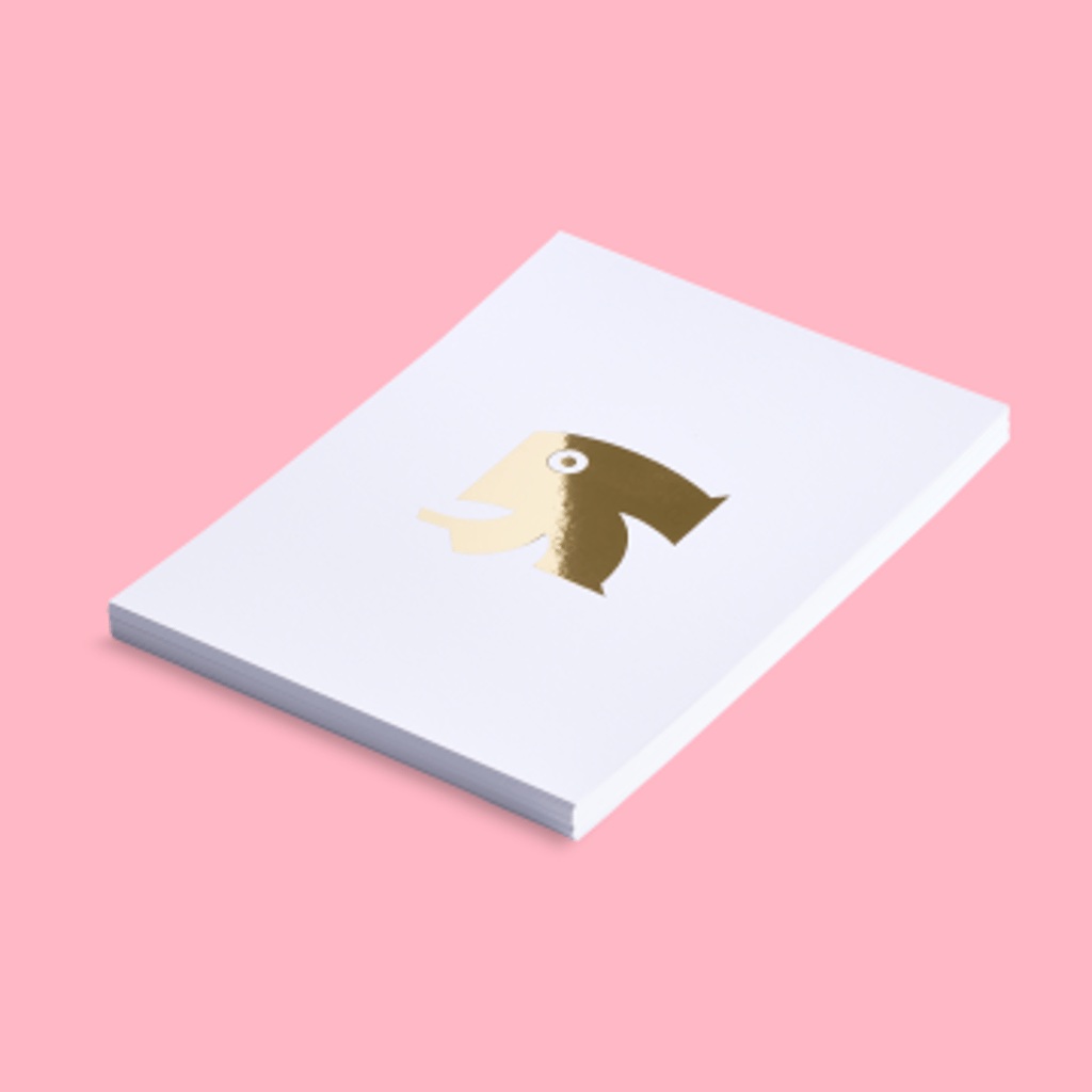 Karten mit Folienprägung