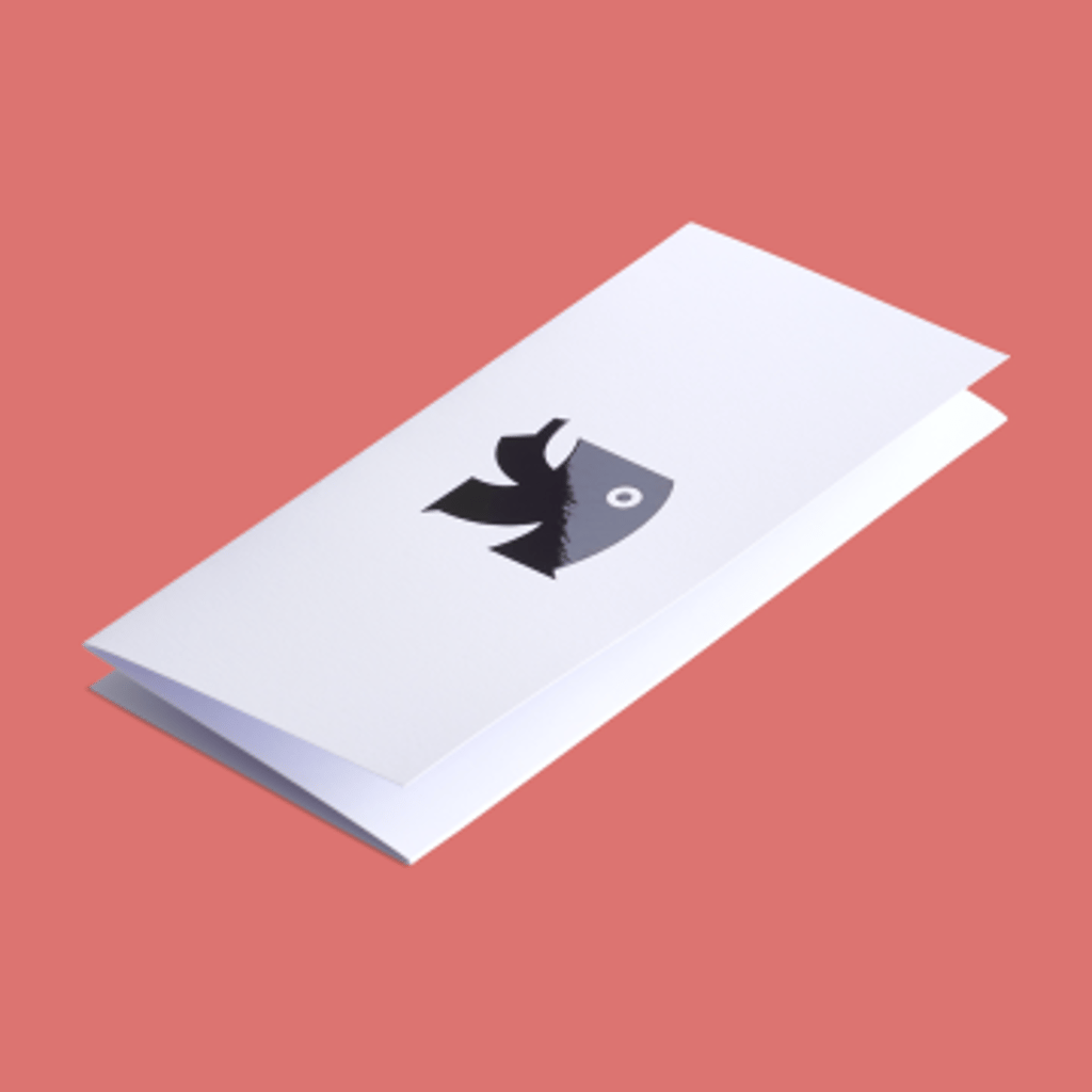 Falzflyer mit UV-Spotlack