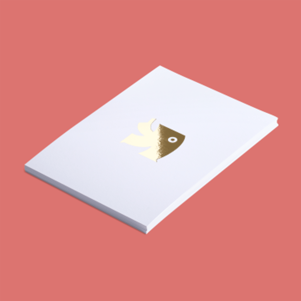 Flyer mit Folienprägung