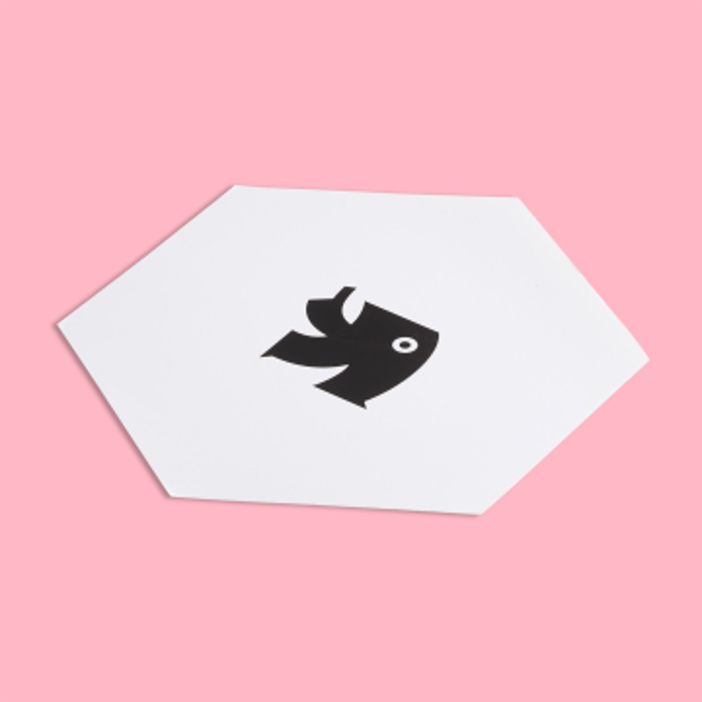 Hexagon-Karten drucken