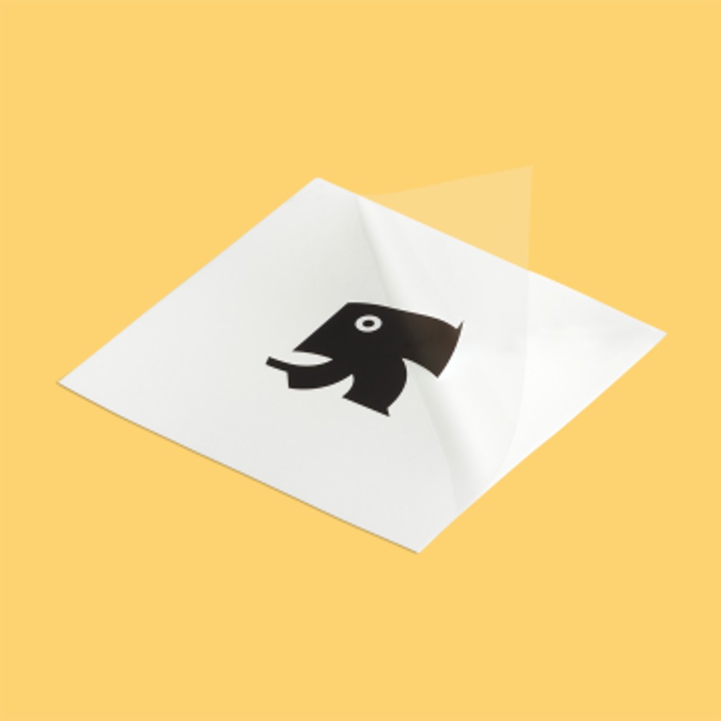 Transparente Sticker drucken