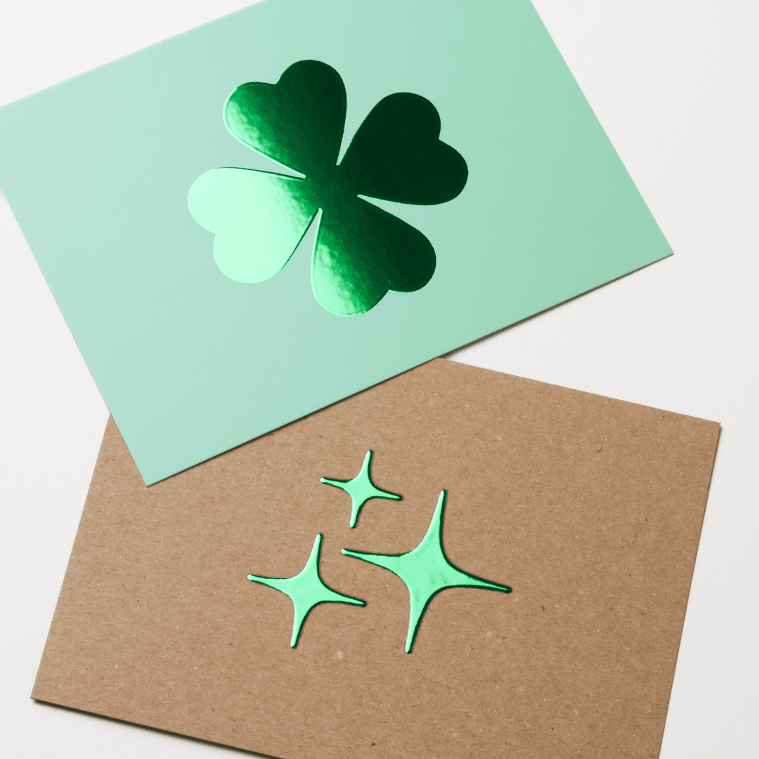 Folienprägung Grün Inspiration