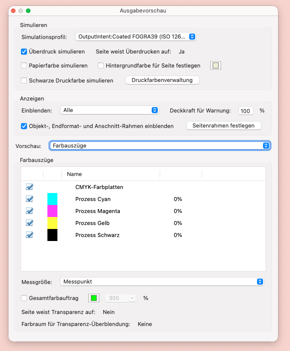 Ausgabeüberprüfung Adobe Acrobat