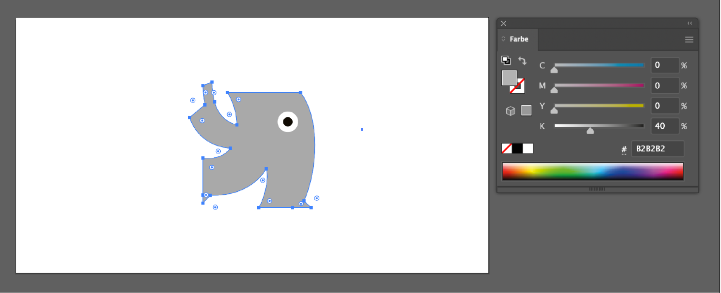 CMYK-Werte und schwarzer Druck
