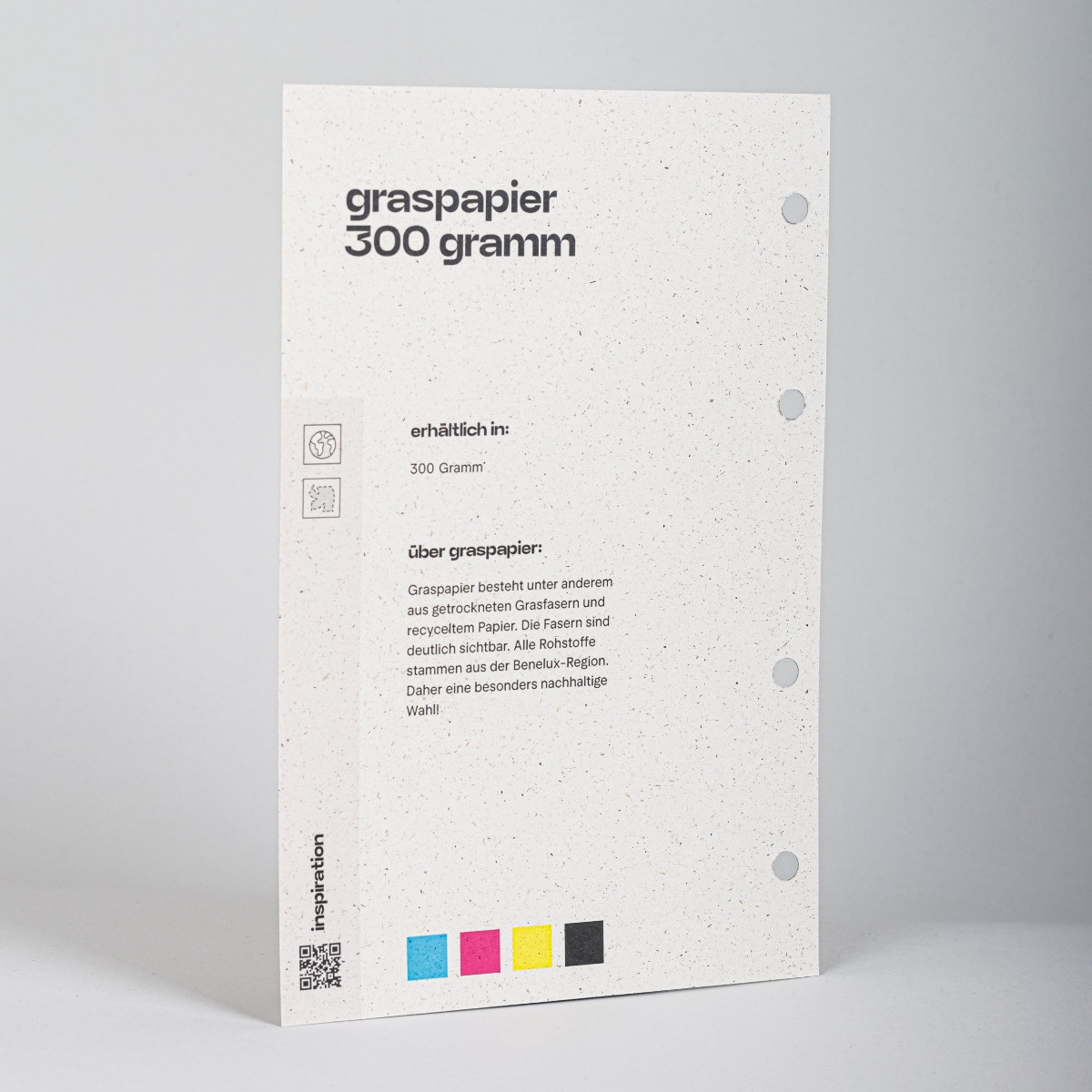 Graspapier Muster Rückseite