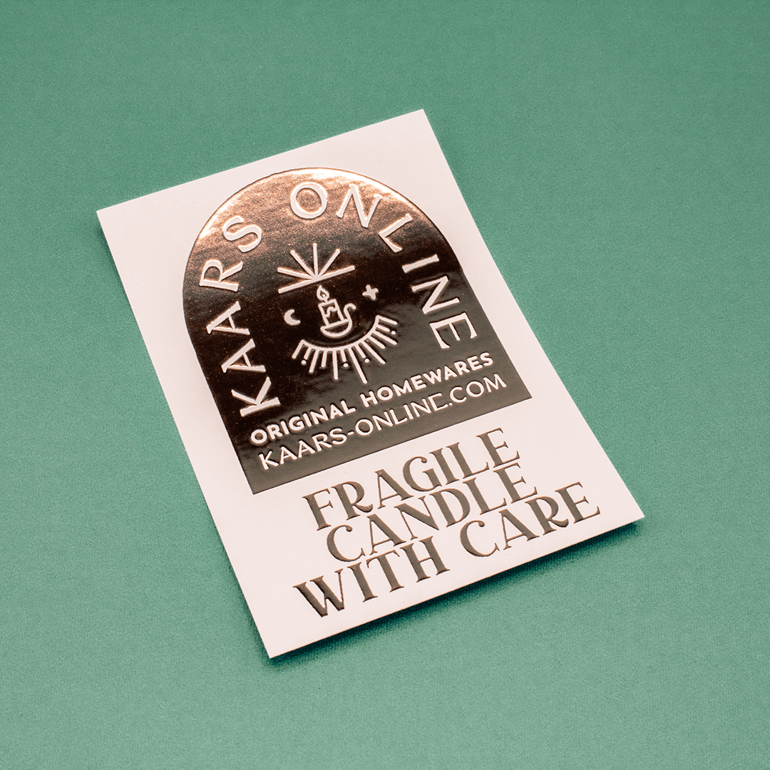 Aufkleber mit Folienprägung