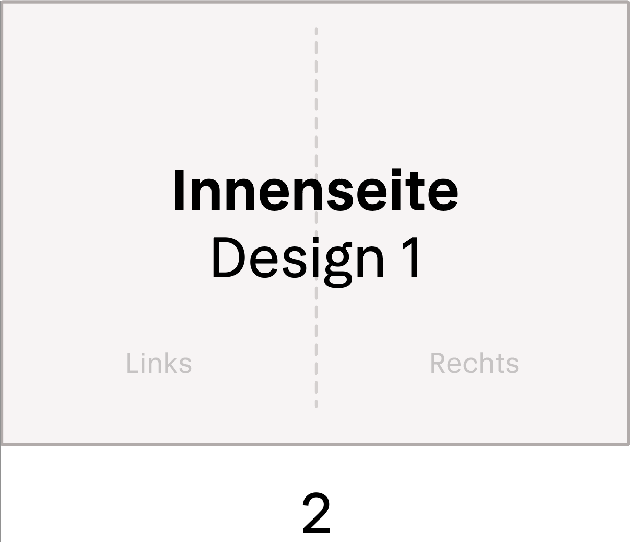 Seite 2: Innenseite Design 1