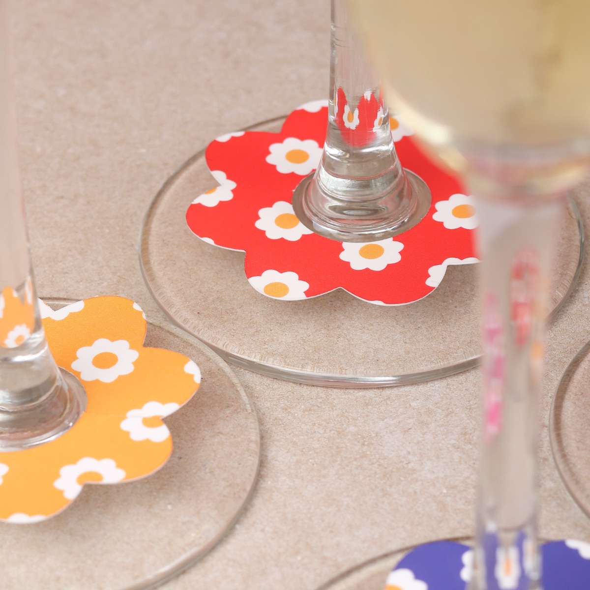 Namenskärtchen für Gläser