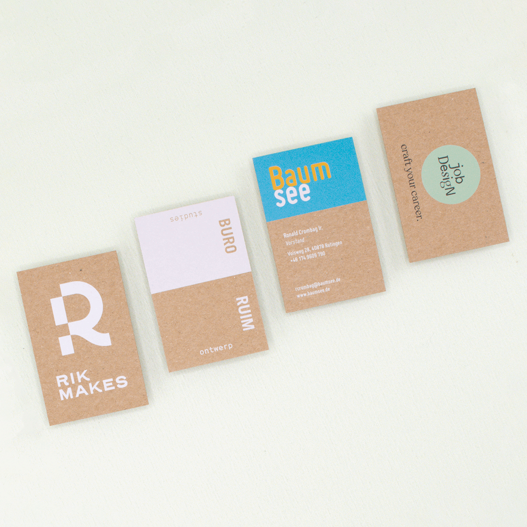 Kraftpapier Visitenkarten