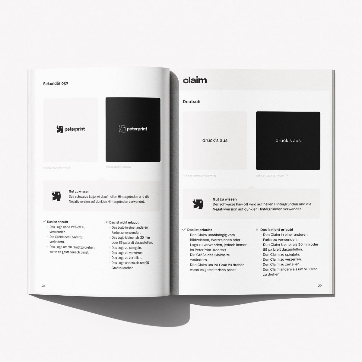 ein Corporate Design-Handbuch