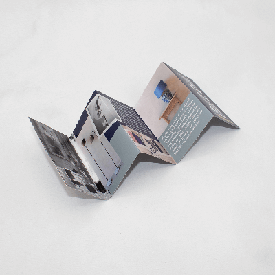 Leporello Druckwerk Beispiel
