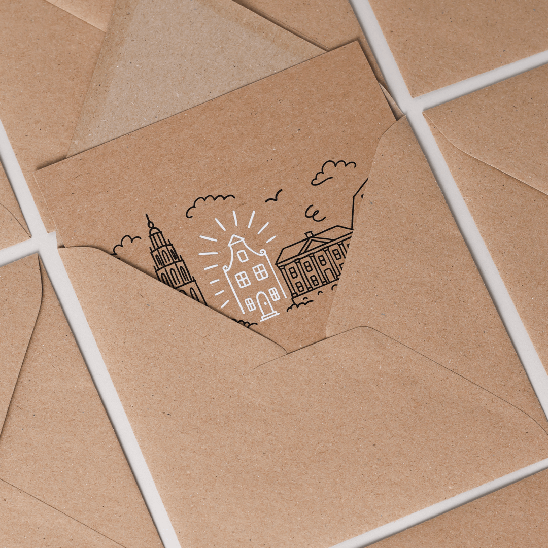 Kraftpapier Umschlag