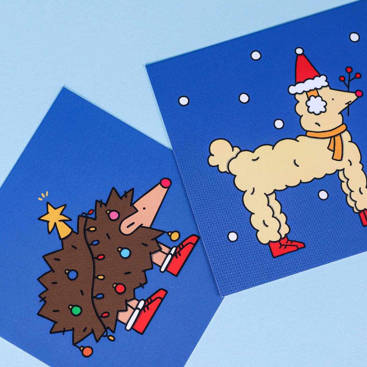 Weihnachtskarten von Loes van Gils