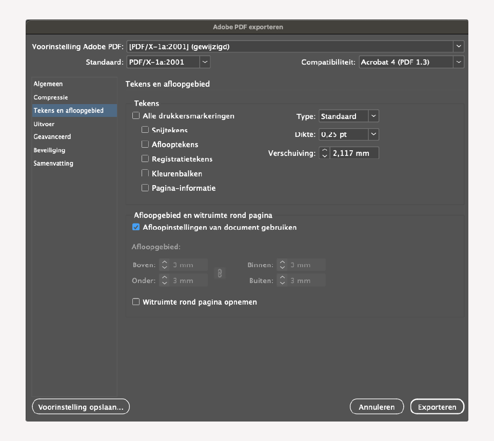 PDF speichern in InDesign