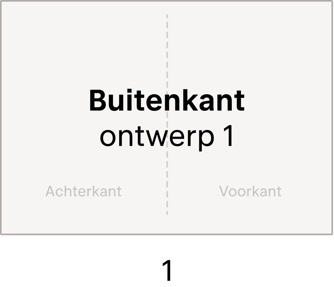 Seite 1: Außenseite Design 1