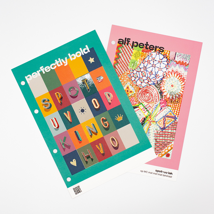 UV-Spotlack Muster von Perfectly Bold und Alf Peters