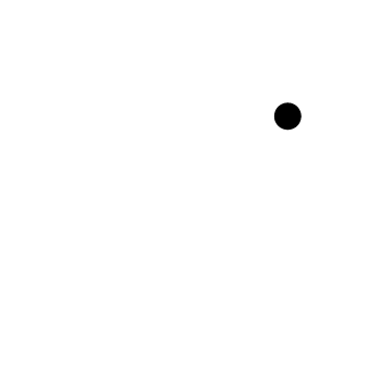 Logo PeterPrint wit outline
